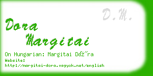 dora margitai business card